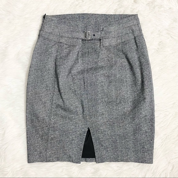 EXPRESS Gray Pencil Skirt - Picture 2 of 7